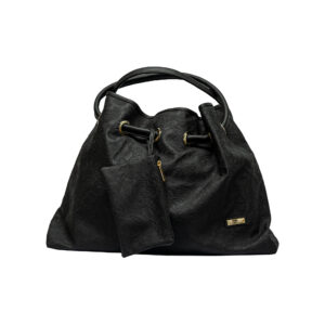 Self Design black tote Bag