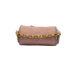 Self design duty pink Cylinder Sling Bag