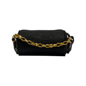 Self design Black Cylinder Sling Bag