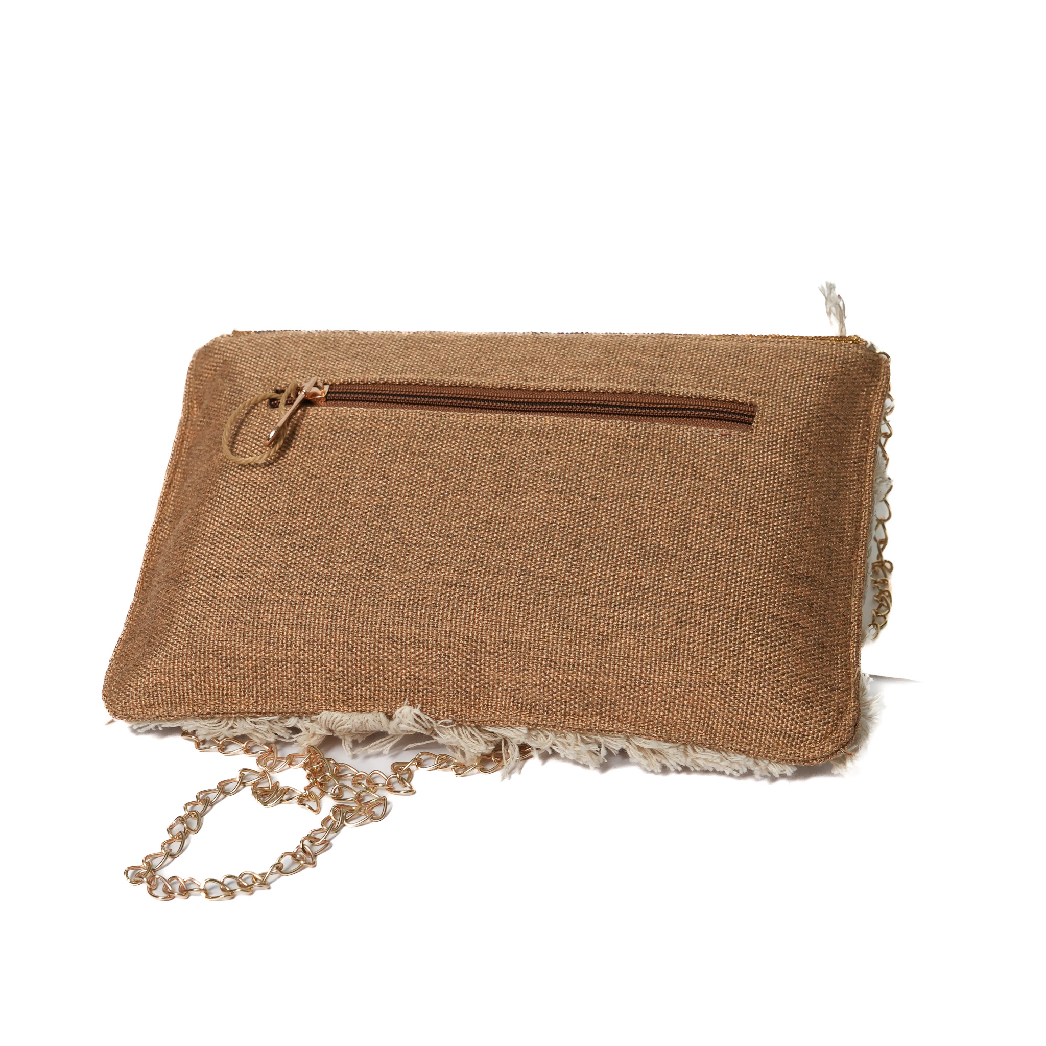 Multi color patchwork with coins Boho Sling - Brown - Image 3